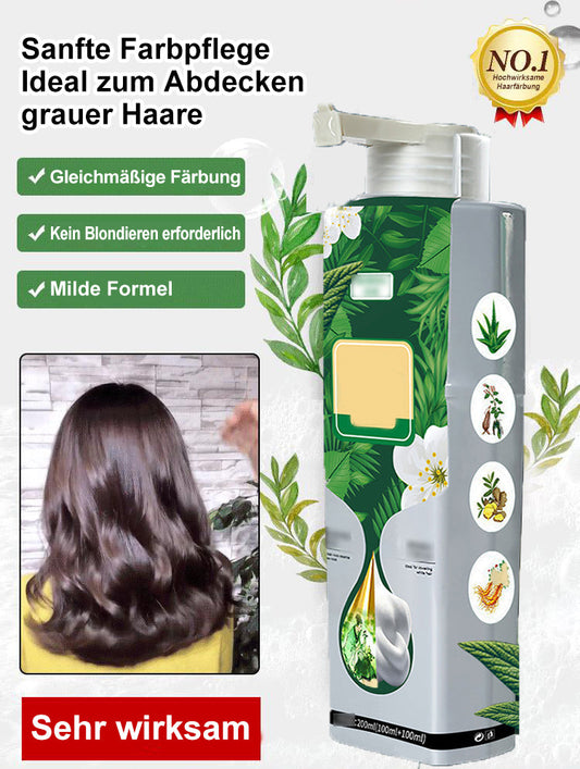 Reiner Pflanzenextrakt für graue Haare Farbe Blase Farbstoff (KAUFEN SIE 2 KOSTENLOSER VERSAND)